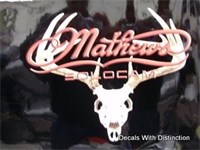 Decals With Distinction Mathew SoloCam Skull-Red