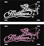 LVE Mathews Archery BOWWOMAN License Plate